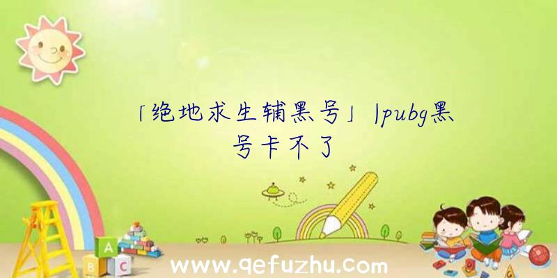 「绝地求生辅黑号」|pubg黑号卡不了
